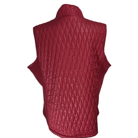 Great Northwest Indigo Red Quilted & Ribbed Vest Size XL - Picture 2 of 8